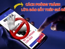 Cách phòng tránh lừa đảo sắt thép